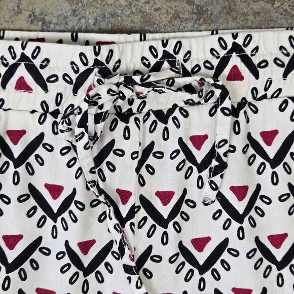 LOFT Size Large Linen Blend Pull On Shorts Elastic Drawstring Waistband Pockets - Picture 2 of 10